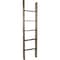 Ekena Millwork 19"W x 72"H x 3 1/2"D Vintage Farmhouse 5 Rung Ladder, Barnwood Decor Collection, Pebble Grey DECR019X072X04LDRPG - alternate 1